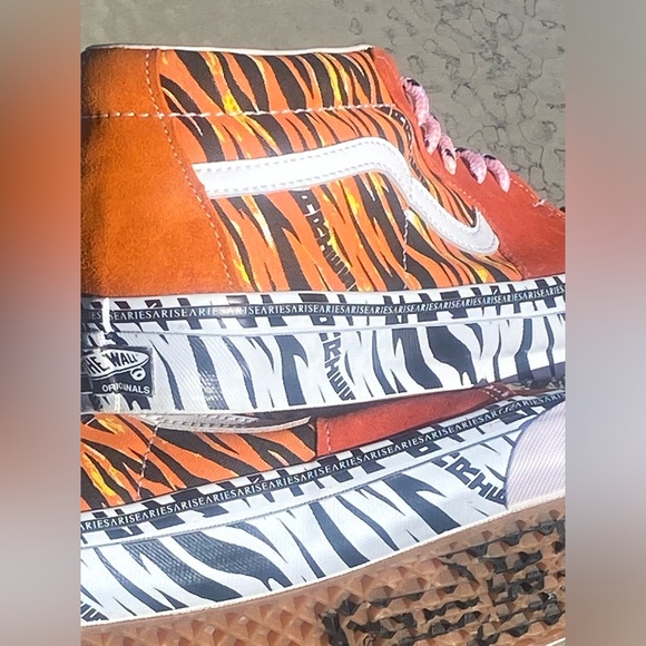 Rare Vans OG SK8-Mid Lx (Aries) Tiger Bright Men’s Size 9 Women’s Size 11 🔥🔥🔥 - Picture 9 of 16